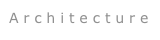 A r c h i t e c t u r e